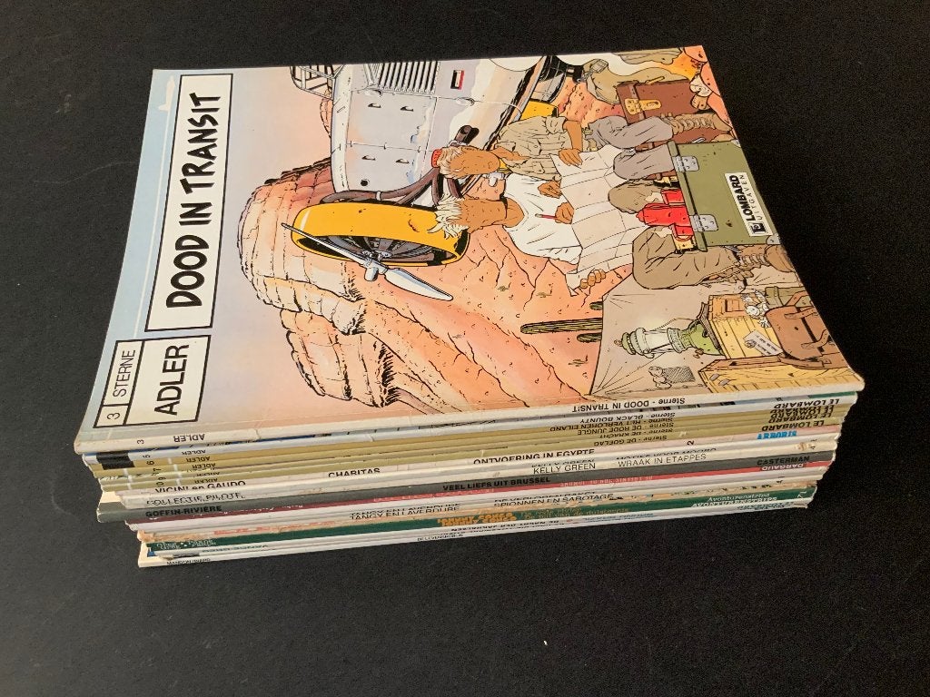 lot van 20 spannende stripalbums (sc), Livres, BD, Utilisé, Plusieurs BD, Enlèvement ou Envoi