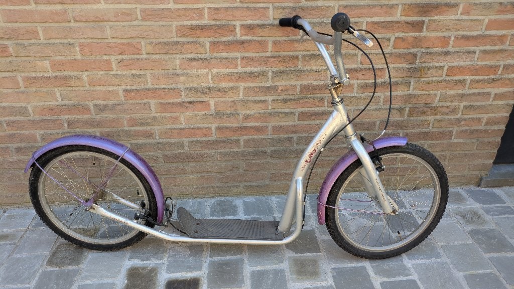 Loekie step met luchtbanden, Fietsen en Brommers, Steps, Ophalen, Gebruikt, Gewone step, Loekie