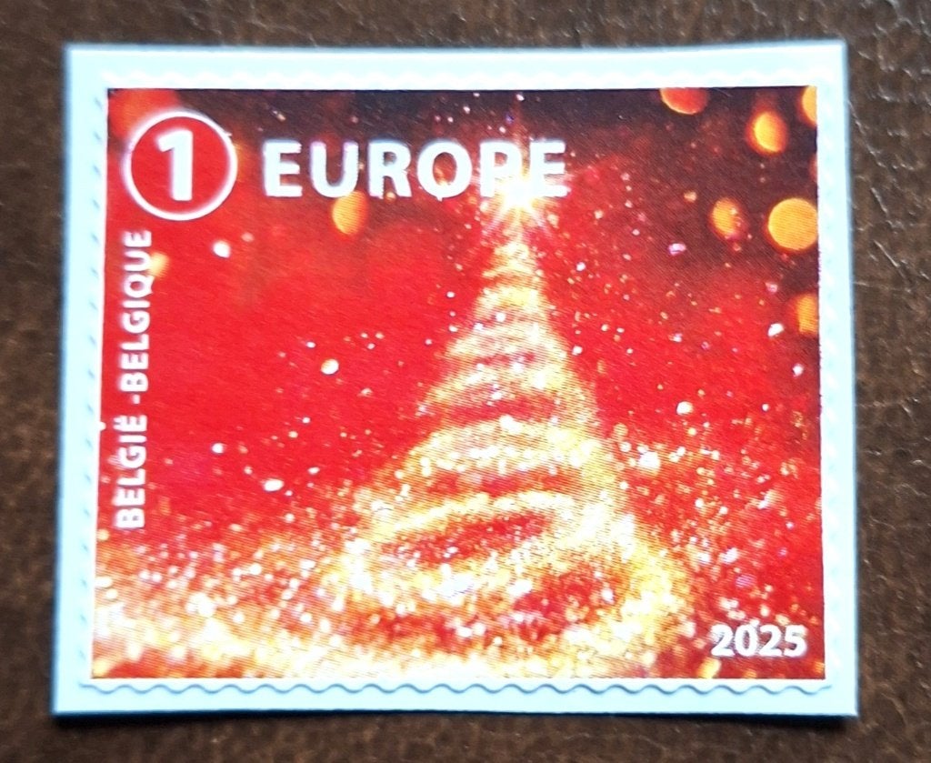 Timbre de Noël belge 2025, destiné à l'Europe**, Enlèvement ou Envoi, Neuf, Noël