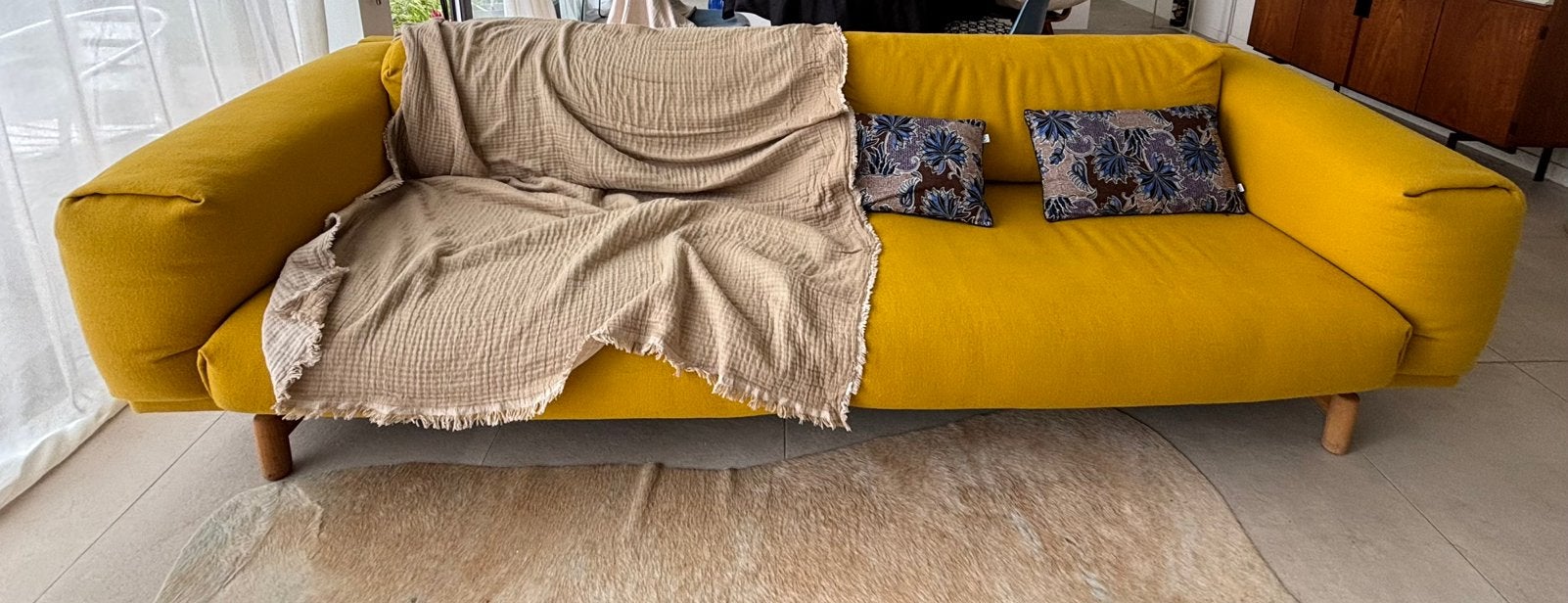 Muuto restsofa model Hallingdal 3,5 zit, Enlèvement, Utilisé, Trois personnes, Modern