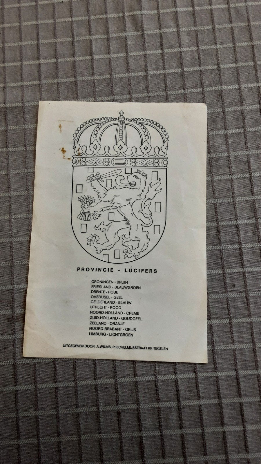 Varia lucifer, Verzamelen, Ophalen of Verzenden
