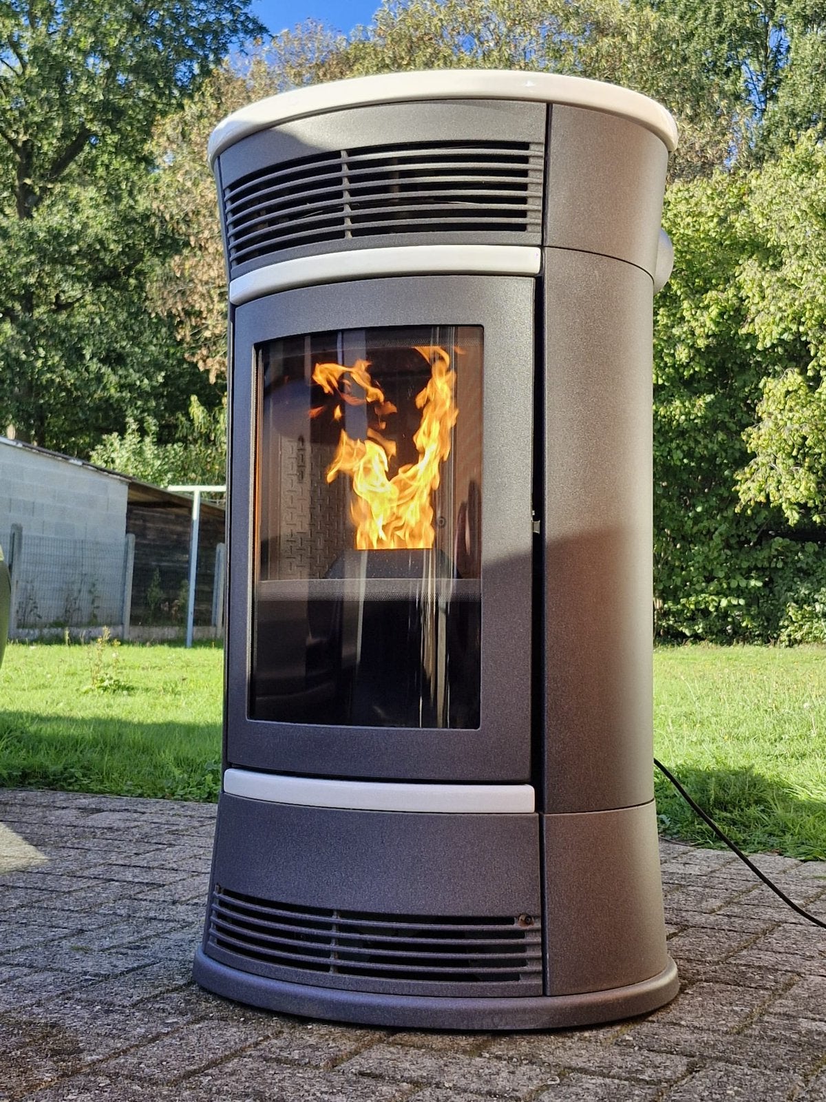 Palletkach, Ophalen, Zo goed als nieuw, Pelletkachel