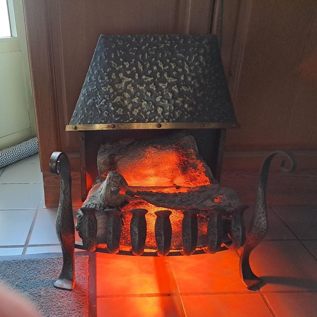 Fausses buches, feu ouvert, décoratif, Enlèvement, Utilisé, Encastré, Autres types