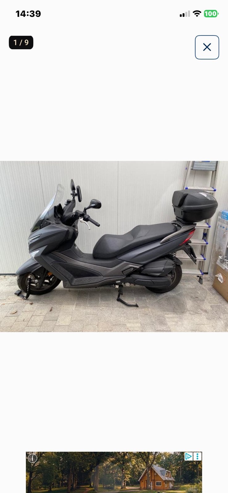 Kymco 125 cc gelijk nieuw, Ophalen, Zo goed als nieuw, Overige modellen
