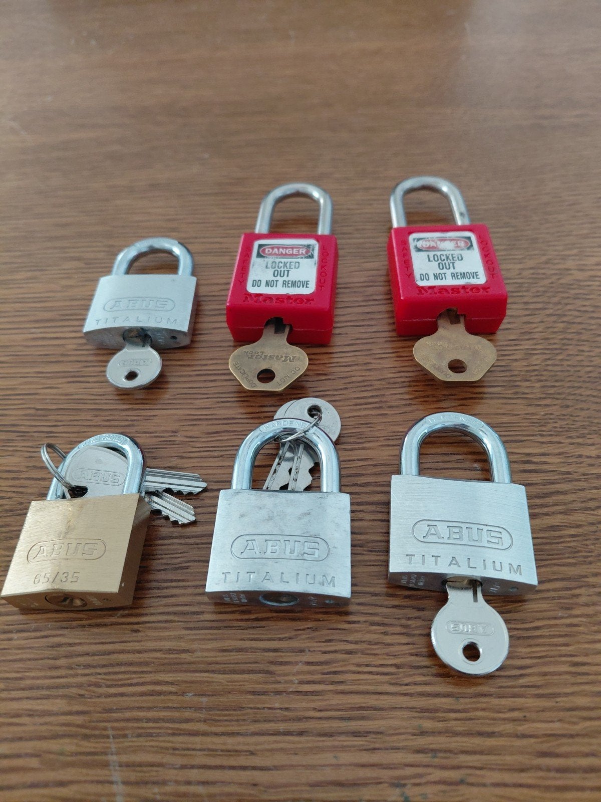 6 hangsloten, Ophalen of Verzenden, Gebruikt