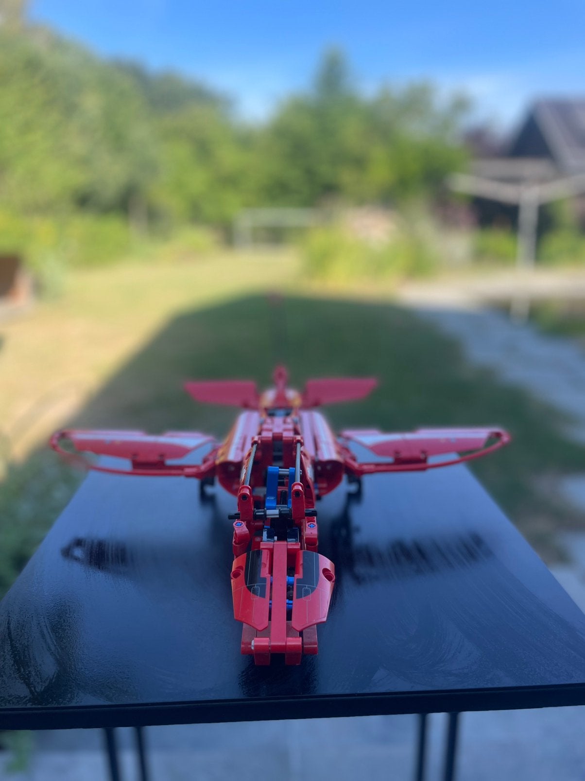 LEGO Technic 42040 Brandweervliegtuig — compleet (2-in-1), Ophalen of Verzenden, Zo goed als nieuw