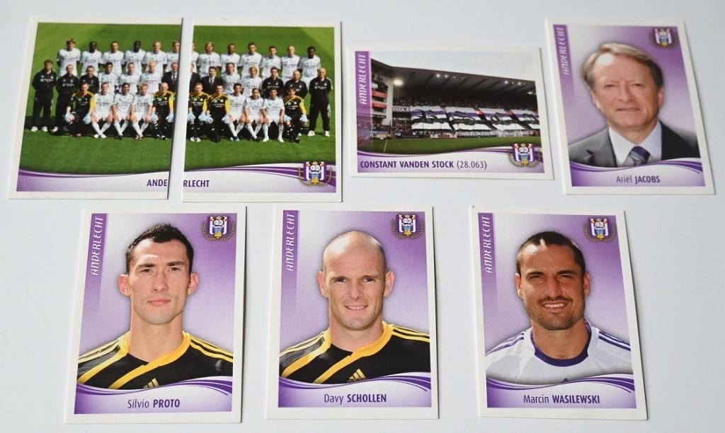 Panini Football 2010 / RSC Anderlecht / 20 stickers, Verzamelen, Verzenden, Nieuw, Poster, Plaatje of Sticker
