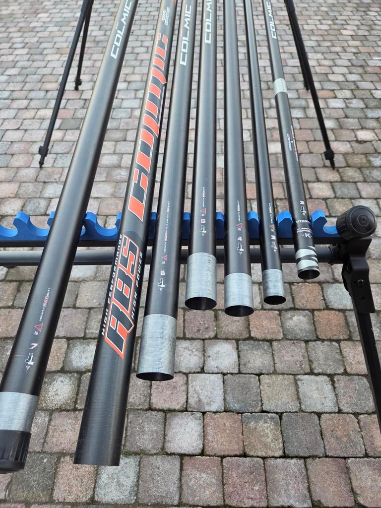 Colmic carpfight wrk 13m, Watersport en Boten, Ophalen, Zo goed als nieuw, Vaste hengel