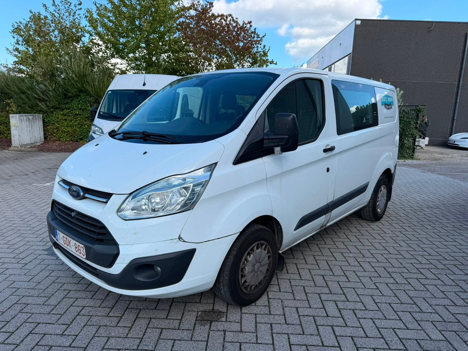 Ford transit custom 2.2 10/2014 198.000km double cabine 6pl, Autos, Entreprise, Achat, Ford