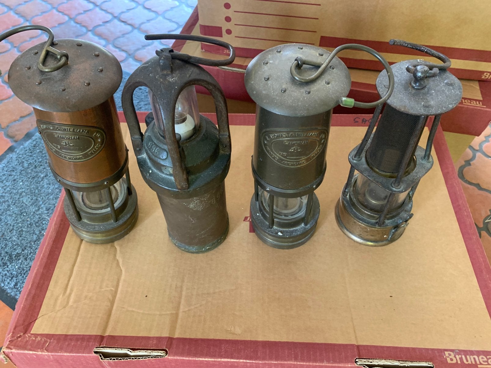 Lampes de mineurs, Antiek en Kunst, Antiek | Gereedschap en Instrumenten, Ophalen