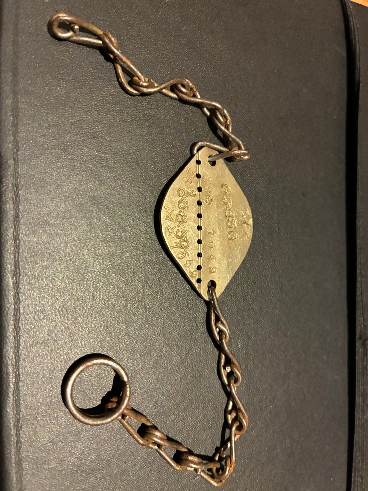 Militaria identificatie plaatje soldaat voor 1940, Ophalen