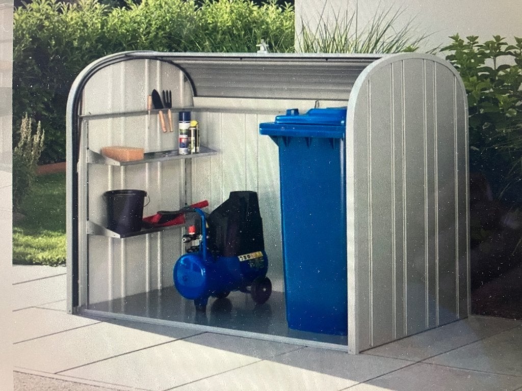 boîte de rangement pour vélos Biohort, Jardin & Terrasse, Enlèvement, Utilisé, Métal, Remise à vélos