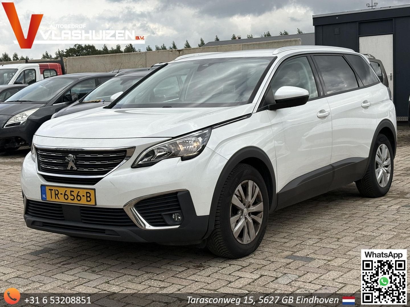 Peugeot 5008 1.2 PureTech Active Automaat | 7 Persoons | Cam, Auto's, Automaat, Wit, SUV of Terreinwagen, Parkeersensor