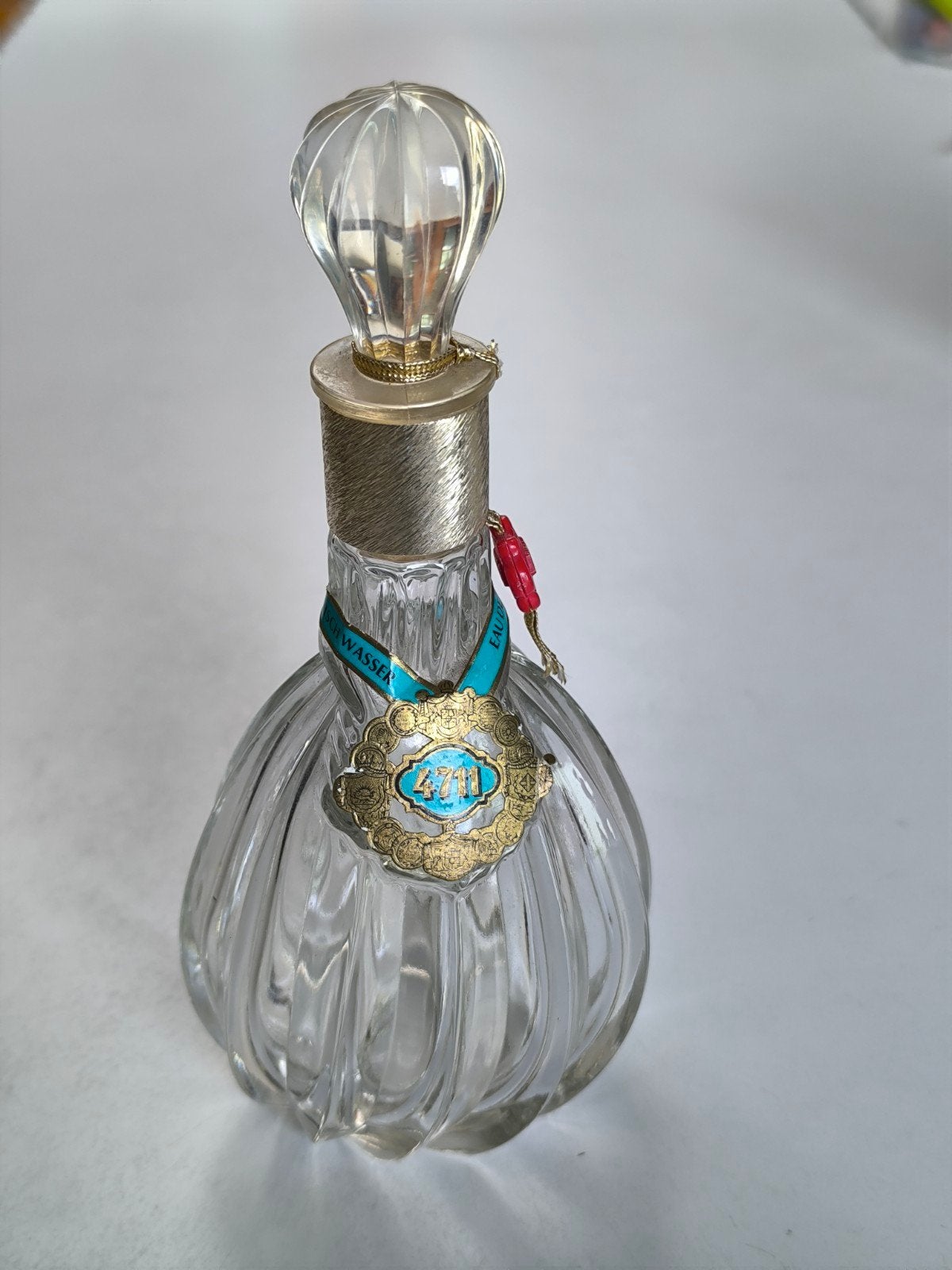Vintage 'Blue Gold Double' fles 4711, Ophalen of Verzenden, Parfumfles