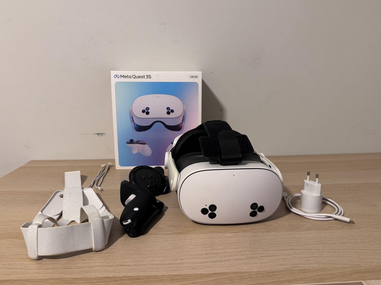 Meta Quest 3s 128 Go, Consoles de jeu & Jeux vidéo, Virtual Reality, Comme neuf, Autres plateformes, Lunettes VR, Enlèvement ou Envoi
