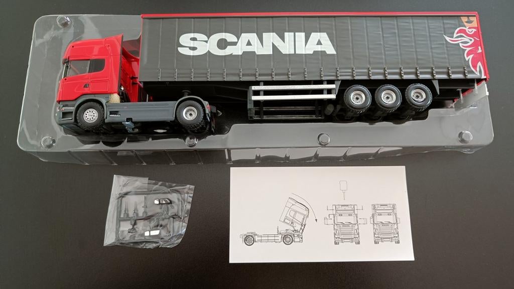 Scania truck met trailer 1:50, Hobby en Vrije tijd, Ophalen of Verzenden, Nieuw, Bus of Vrachtwagen, Overige merken