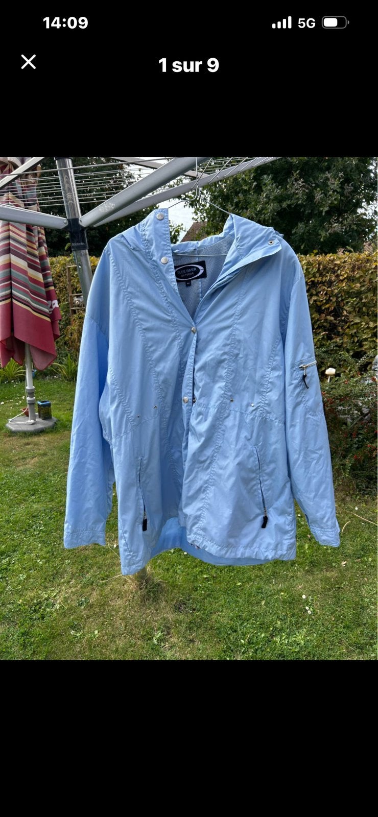 Mooi windjack of regenjack met afneembare capuchon, Ophalen of Verzenden, Nieuw