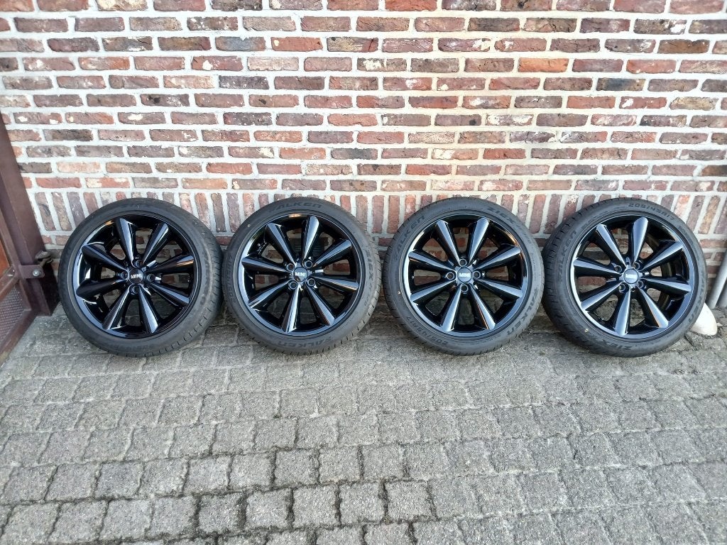 Mini Cooper S velgen (nieuwstaat), Auto-onderdelen, Banden en Velgen, Ophalen, Velg(en), 17 inch, 205 mm
