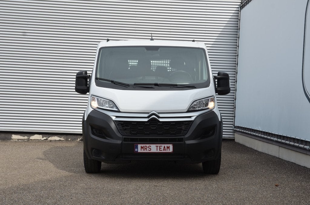 Citroën Jumper 2.2HDI- Dubbelcabine- Openlaadbak- 20990+BTW, 4 deurs, Stof, Euro 6, 3000 kg