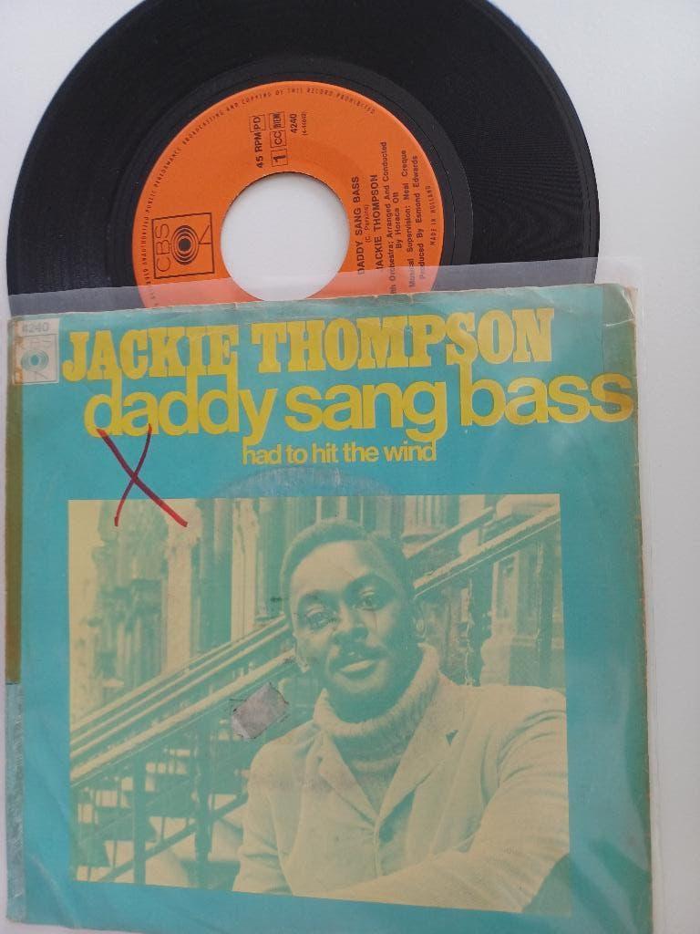 Soul 45: Jackie Thompson – Daddy Sang Bass, Gebruikt, 7 inch, Single, 1960 - 1969