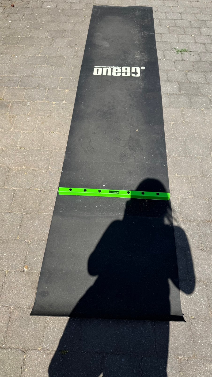 Dartmat met oche 300cm x 62cm, Sport en Fitness, Ophalen, Gebruikt, Overige typen