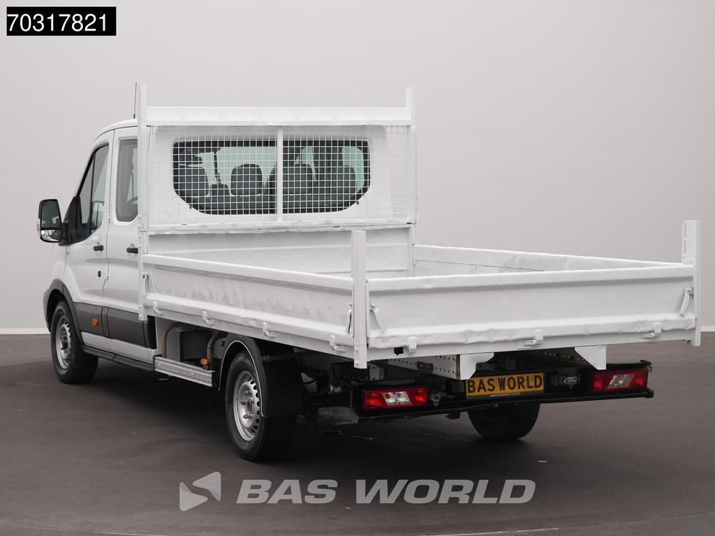 Ford Transit 130pk Dubbel Cabine Open Laadbak Euro6 Pritsche, Auto's, Euro 6, 4 cilinders, Ford, Te koop