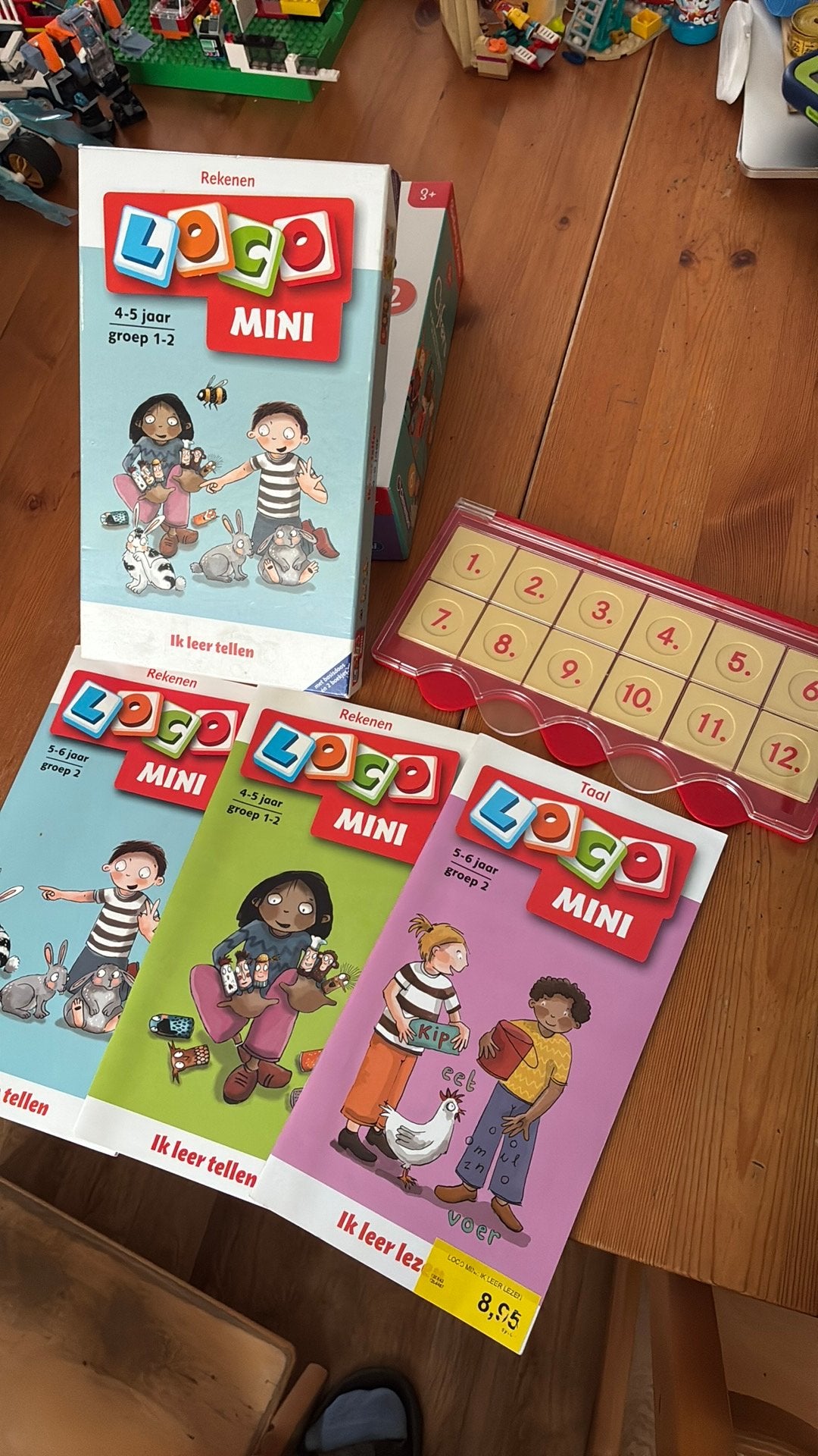 Loco-mini: leerspel 4-5 jaar, Een of twee spelers, Ophalen, Zo goed als nieuw
