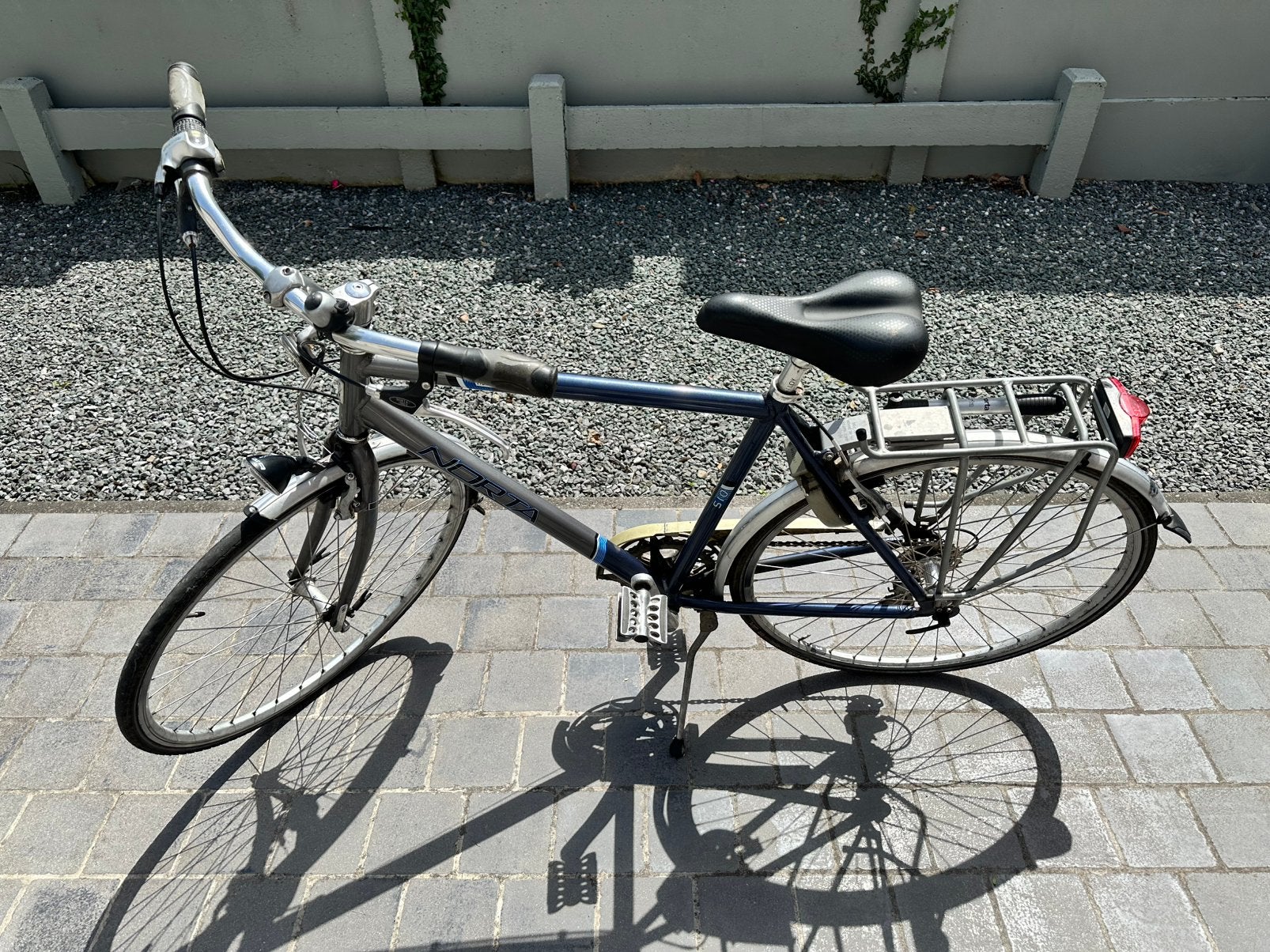 Norta herenfiets, Fietsen en Brommers, Gebruikt, Velgrem, Versnellingen, Ophalen