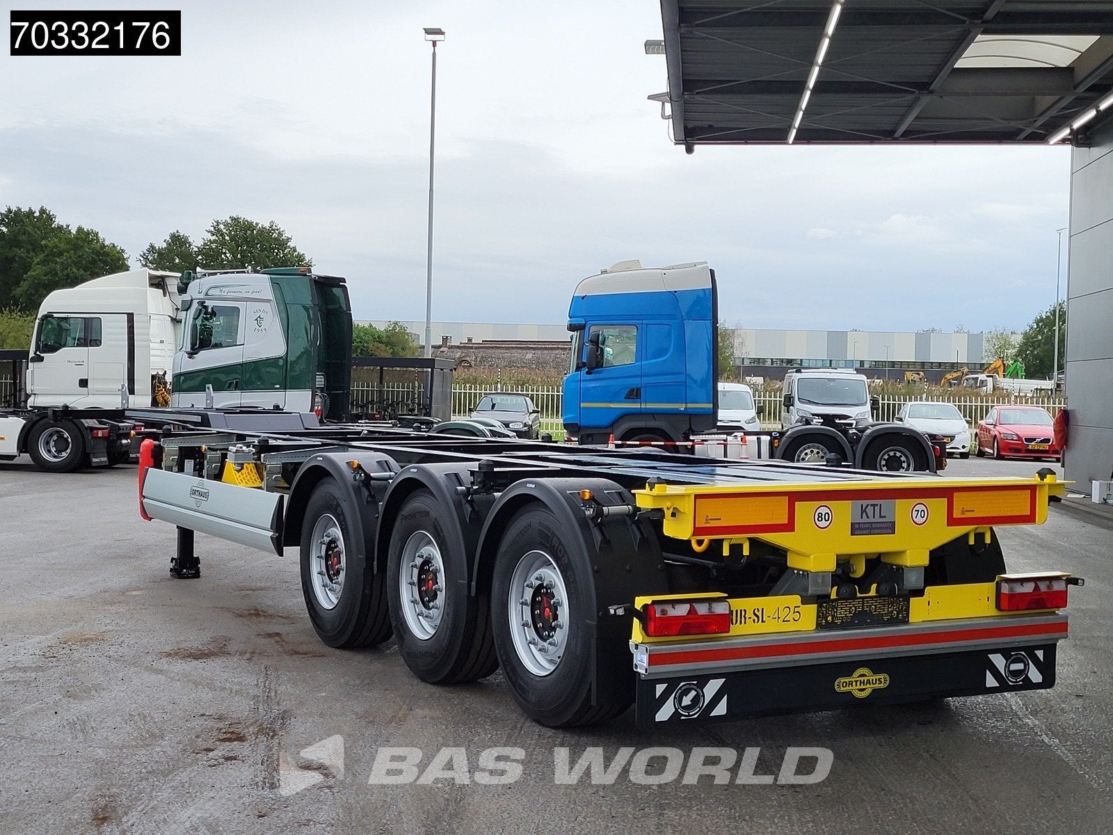 Orthaus TR 3 essieux Mutli'45 Lift Axle Extendable SAF, Autos, Camions, Achat, Entreprise, Autres carburants, Remorques et Semi-remorques
