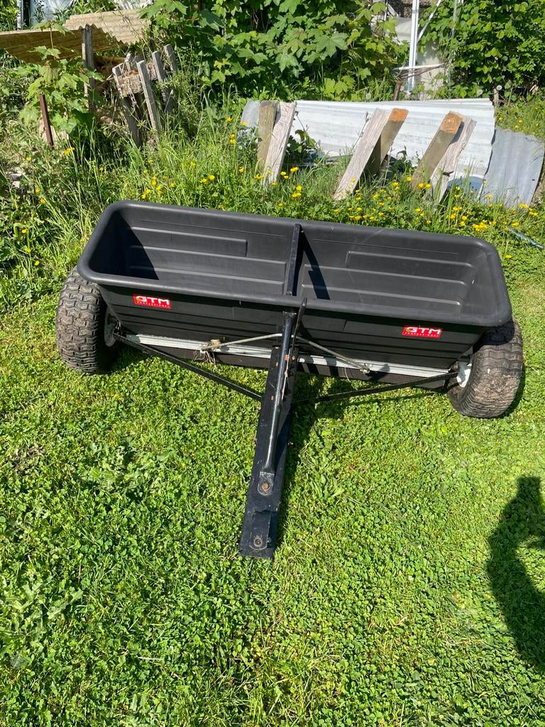 Semoir /epandeur pour tracteur tondeuse, Enlèvement, Comme neuf, Vitesses, 90 à 120 cm
