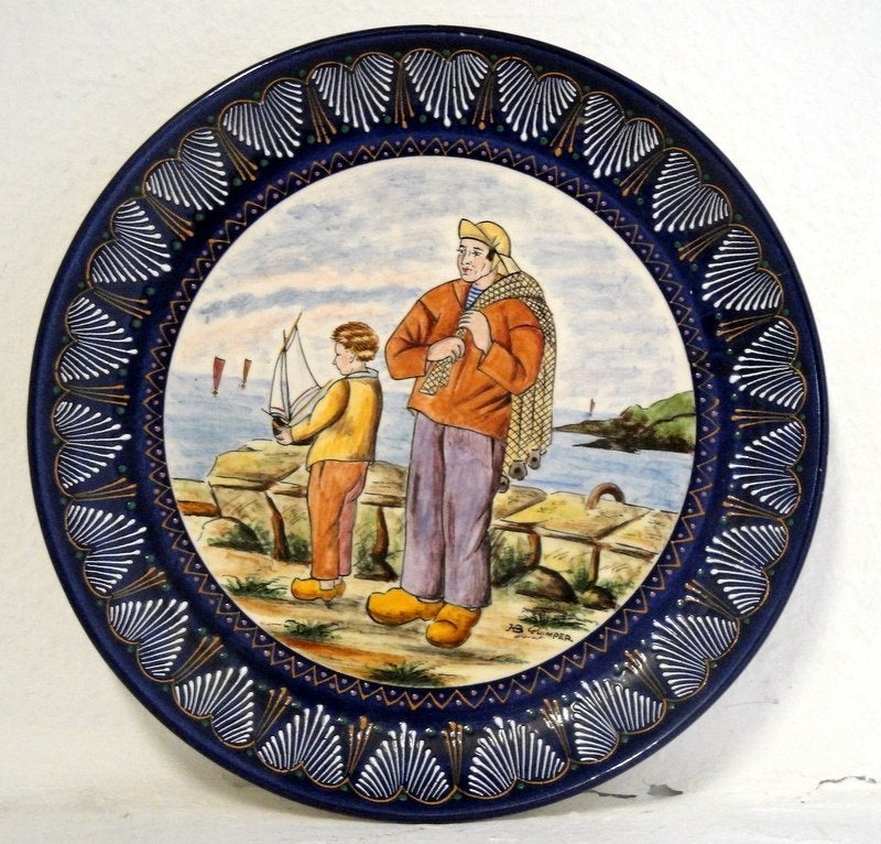 PLAT en FAIENCE de QUIMPER, Enlèvement