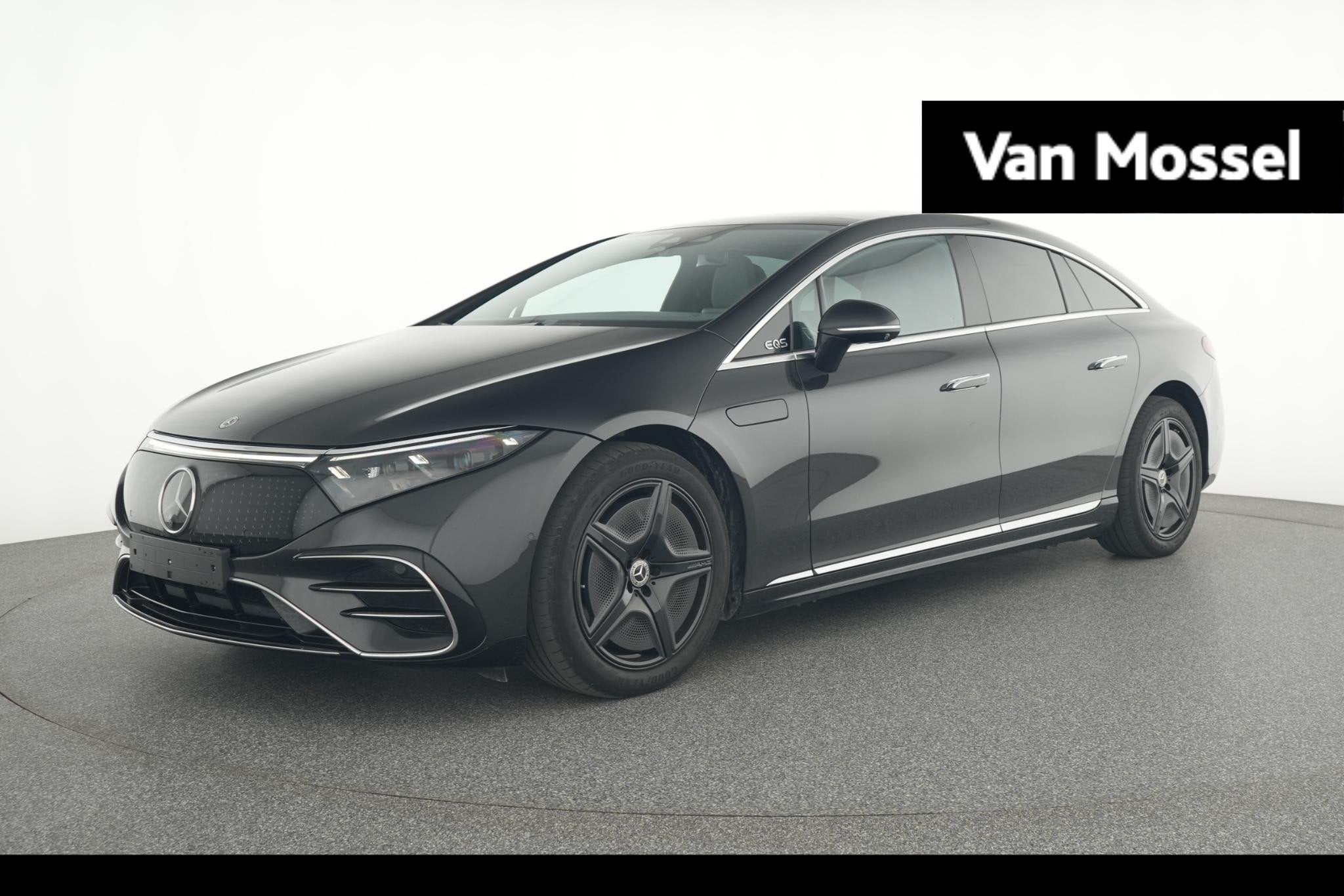 Mercedes-Benz EQS 350 AMG Line + AIRMATIC + PANO DAK + GESTU, Auto's, Mercedes-Benz, Automaat, Achterwielaandrijving, 90 kWh, Zilver of Grijs