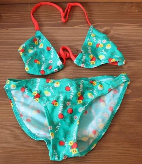 Bikini vert à fleurs DPAM – taille 138 / 10 ans, Enfants & Bébés, Maillots de bain pour enfants, Comme neuf, Ensemble de bikini