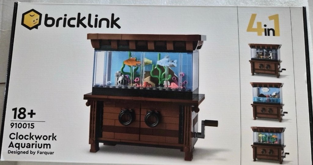 Lego Bricklink 910015 Clockwork Aquarium, Lego, Nieuw, Ophalen of Verzenden, Complete set