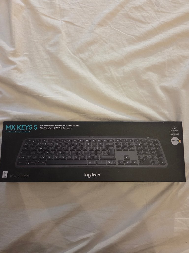 Logitech MX Keys S Azerty toetsenbord, Computers en Software, Logitech G, Azerty, Ophalen of Verzenden, Zo goed als nieuw