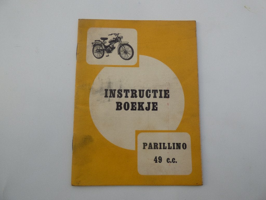 MANUEL D'UTILISATION DE LA MOTO PARILLA PARILLINO 49CC, Enlèvement ou Envoi, Utilisé