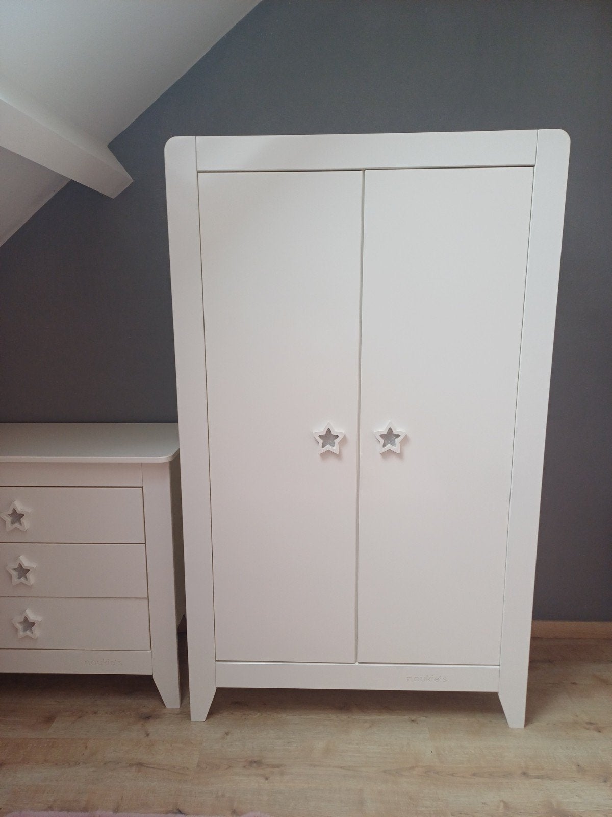 chambre complète Noukie's collection Poudre d'étoiles  Mi, Enlèvement, Comme neuf, Commode