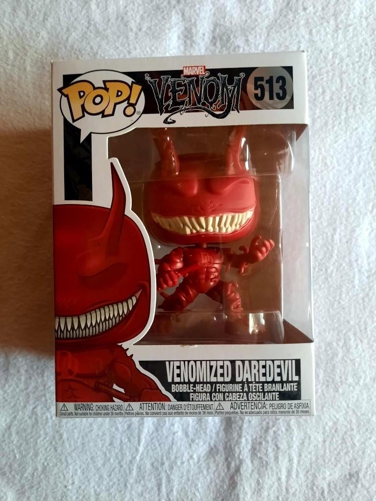 Funko Pop! Venomized Daredevil 513, Verzamelen, Poppetjes en Figuurtjes, Zo goed als nieuw, Ophalen
