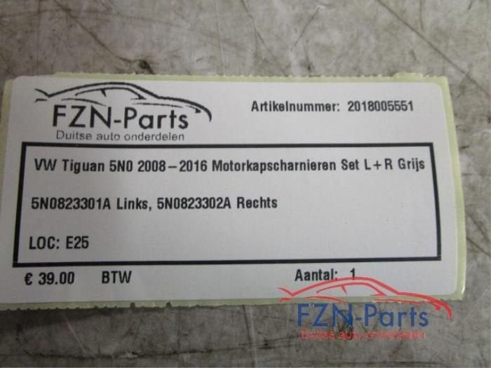 Motorkap Scharnier Volkswagen Tiguan (22741914), Auto-onderdelen, Ophalen of Verzenden, Gebruikt