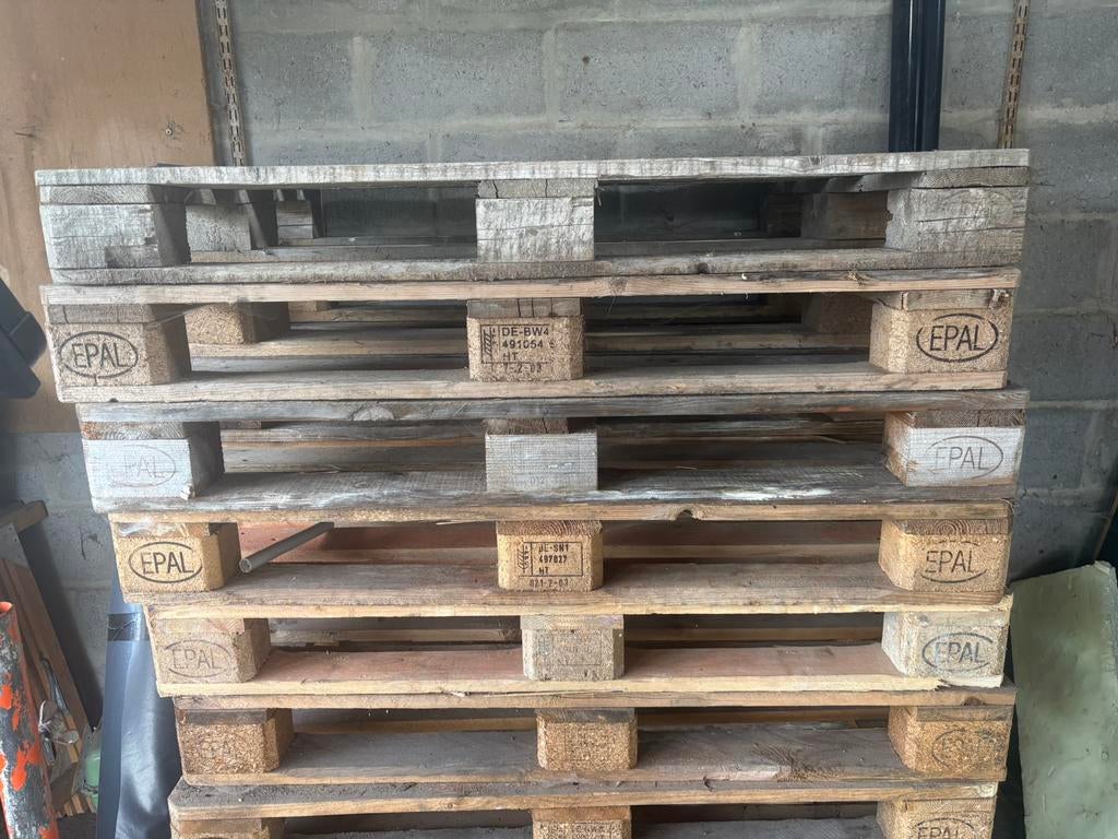 Euro paletten, Doe-het-zelf en Bouw, Hout en Planken, Ophalen, Zo goed als nieuw, Pallet