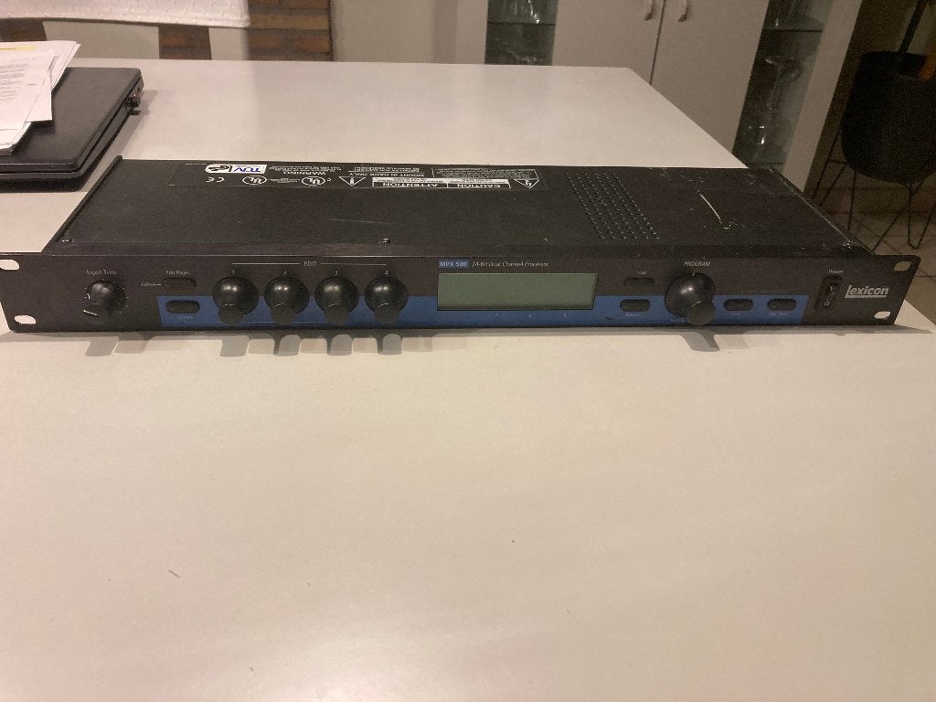 Lexicon MPX 500 Dual Channel Effects Processor, Musique & Instruments, Effets, Utilisé, Delay ou Écho, Reverb, Enlèvement