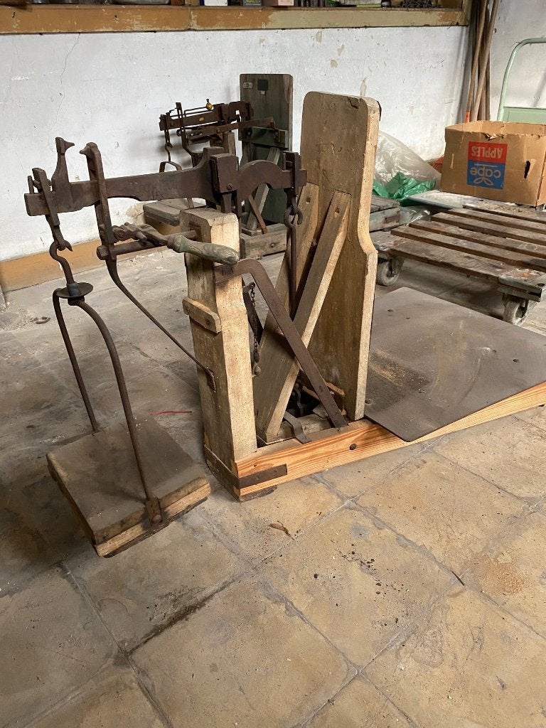 Oude bascule, Antiek en Kunst, Ophalen