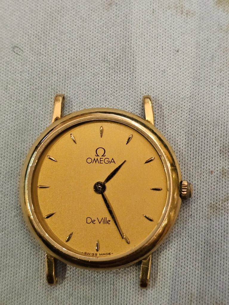 Horloge omega deville 18k, Bijoux, Sacs & Beauté, Enlèvement ou Envoi, Omega