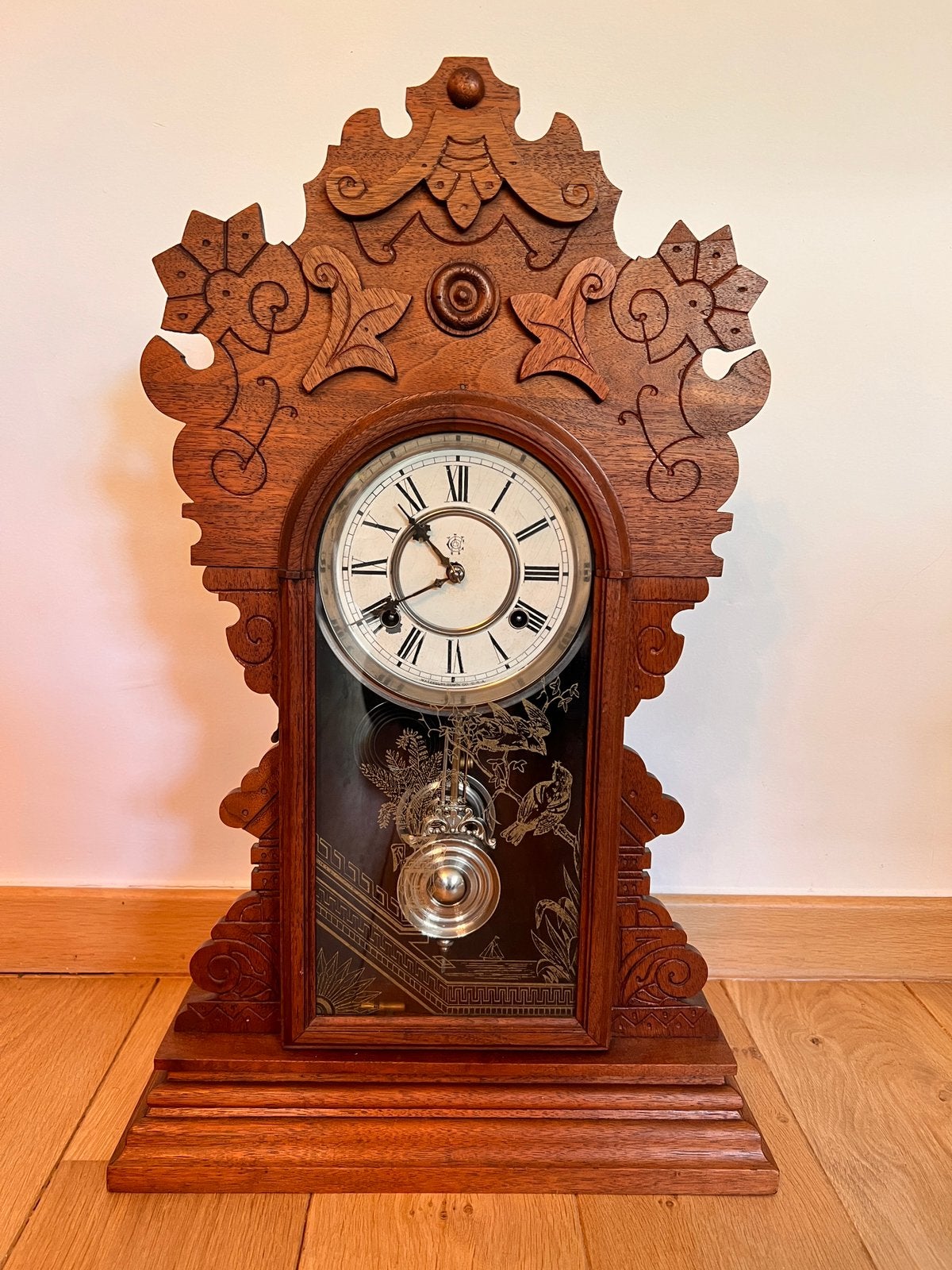 Horloge Ancienne Waterbury USA New York c.1890, Enlèvement ou Envoi