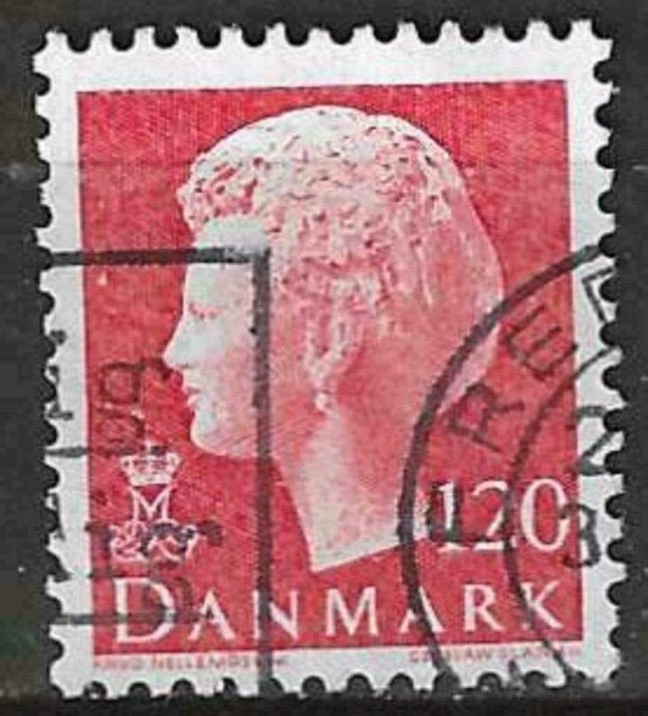 Denemarken 1977 - Yvert 651 - Koningin Margrethe II (ST), Verzenden, Denemarken, Gestempeld