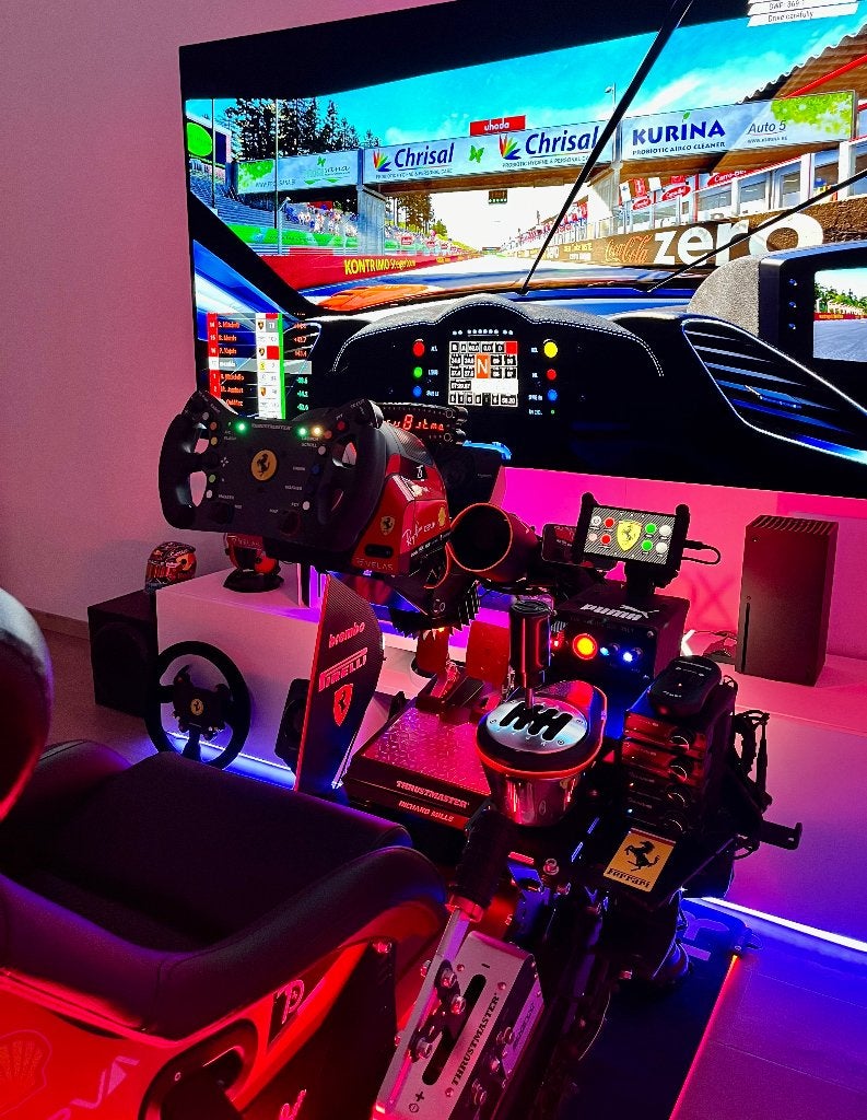 Chaise Simrace Simrig avec mouvement pour console et PC, Enlèvement, Comme neuf, Playseat ou Siège de jeu, PlayStation 4