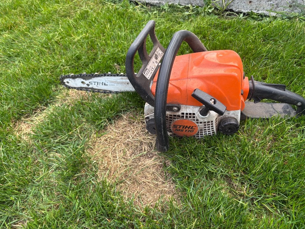 Boomzaag sthil, Doe-het-zelf en Bouw, Gereedschap | Zaagmachines, Stihl, Gebruikt, 70 mm of meer, Kettingzaag
