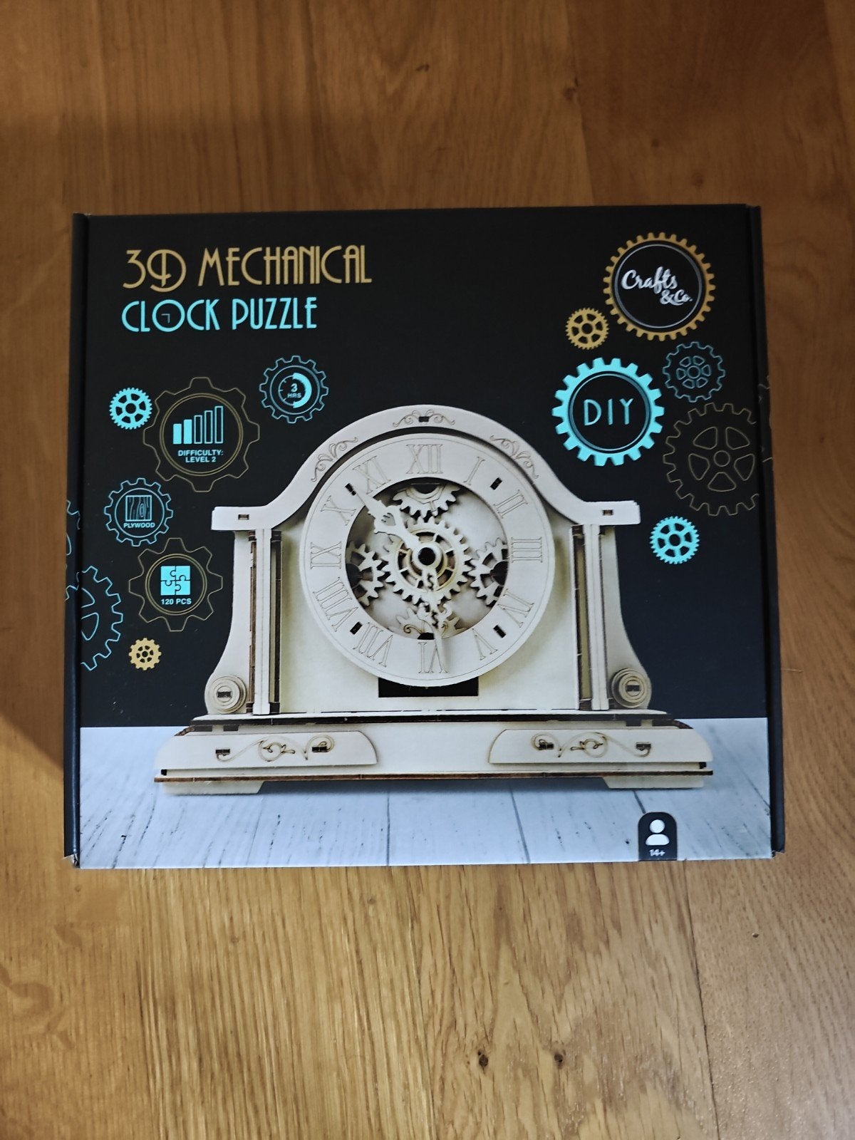 Horloge mécanique 3D, Enlèvement, Neuf
