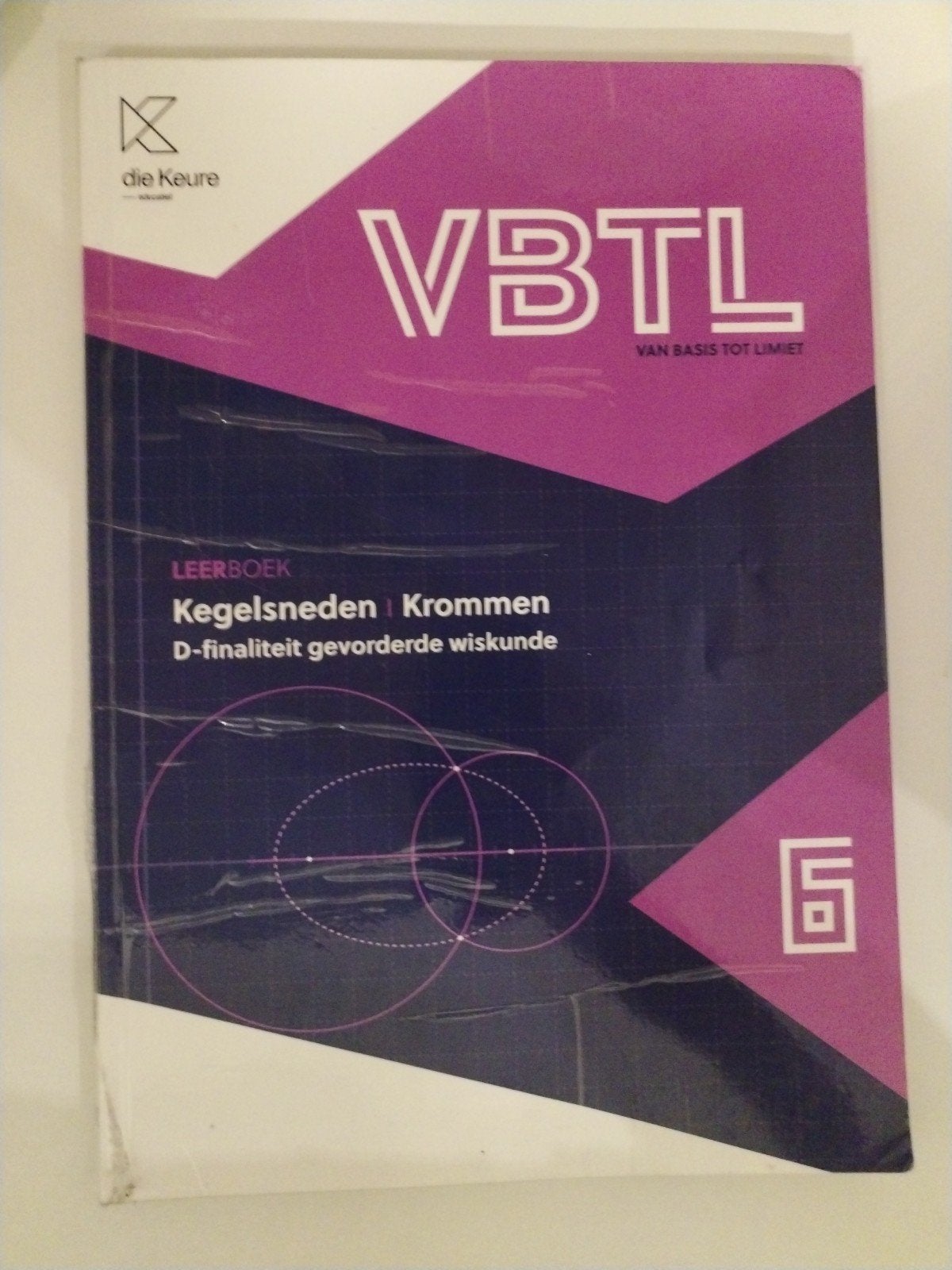 VBTL 5/6 - leerboek Kegelsneden en krommen D-gevorderde wisk, Die keure, Enlèvement, Utilisé, Secondaire