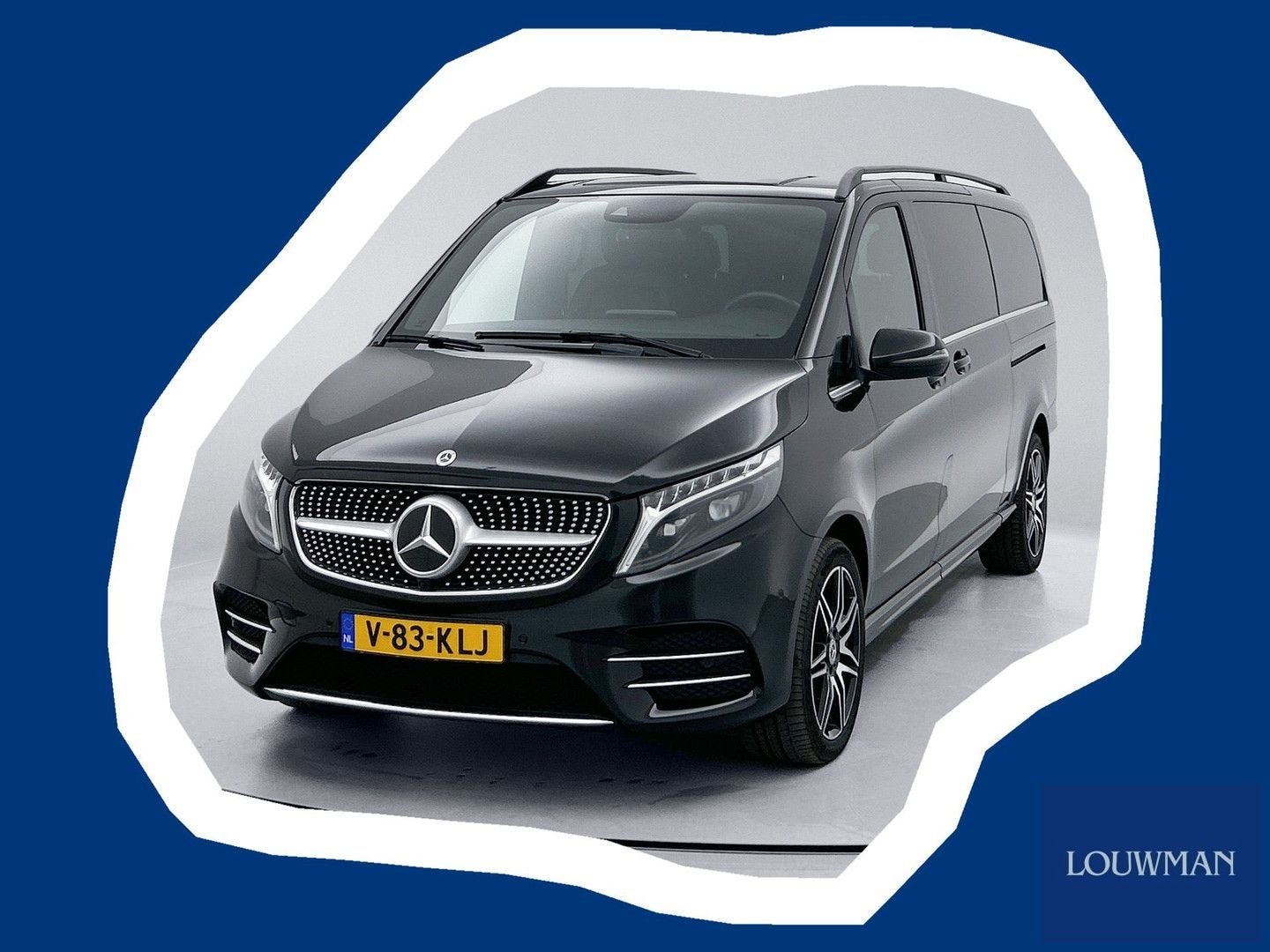 Mercedes-Benz V-klasse 250d 4-MATIC Dubbele Cabine Extra Lan, Auto's, Mercedes-Benz, Automaat, Monovolume, Zwart, Bedrijf